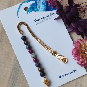 Marque-page avec perles