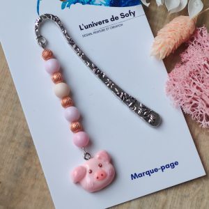 Marque-page avec perles