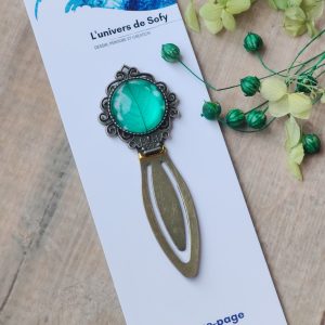 Marque-page cabochon