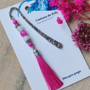Marque-page avec perles