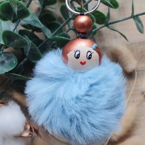Porte-clé pompon