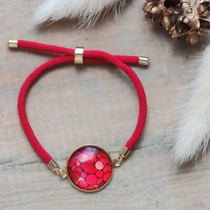 Bracelet ajustable cabochon
