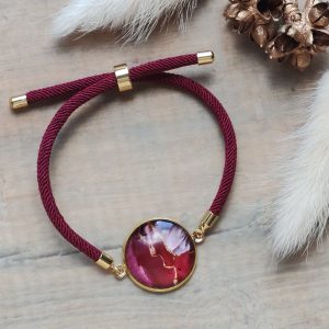 Bracelet ajustable cabochon