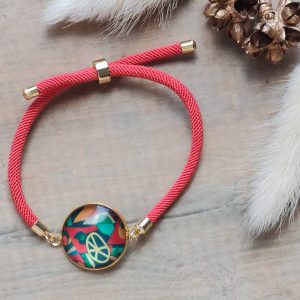 Bracelet ajustable cabochon