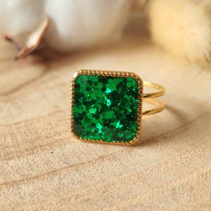 Bague ajustable en résine