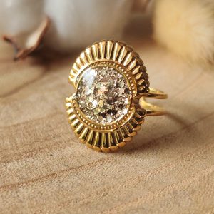 Bague ajustable en résine