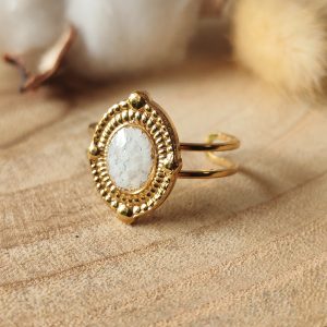 Bague ajustable en résine