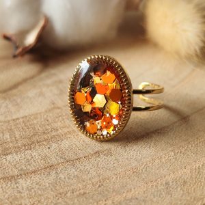 Bague ajustable en résine
