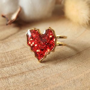 Bague ajustable en résine