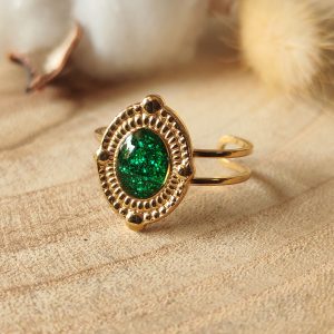 Bague ajustable en résine