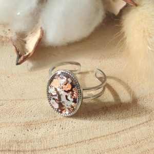 Bague ajustable en résine