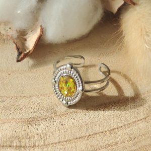 Bague ajustable en résine