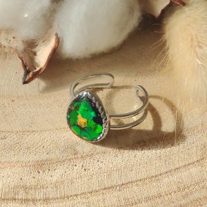 Bague ajustable en résine
