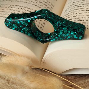 Bague de lecture en résine - taille gros pouce