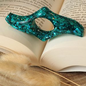 Bague de lecture en résine - taille gros pouce