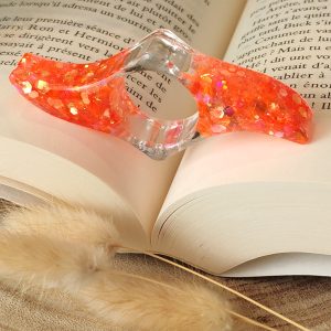 Bague de lecture en résine - taille gros pouce