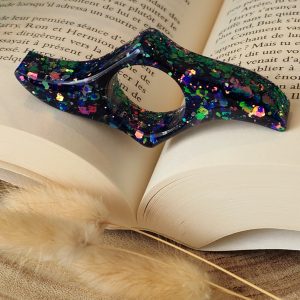 Bague de lecture en résine - taille gros pouce