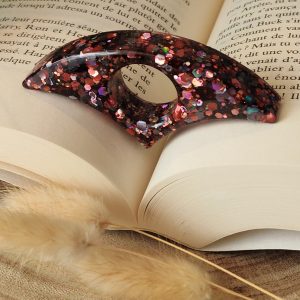 Bague de lecture en résine - taille moyen pouce