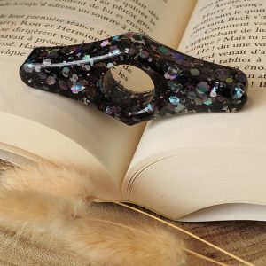 Bague de lecture en résine - taille petit pouce