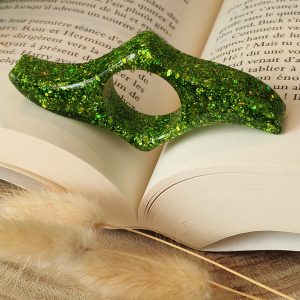 Bague de lecture en résine - taille gros pouce