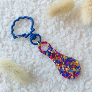 Porte-clé jeton de caddie en résine