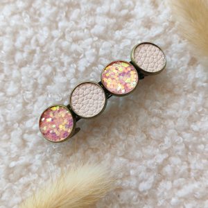 Barrette simili cuir