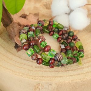 Bracelet spirale à 3 rangs