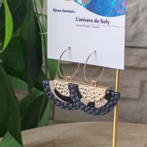 Créoles en Simili cuir