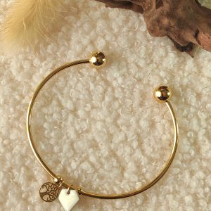 Bracelet jonc ajustable