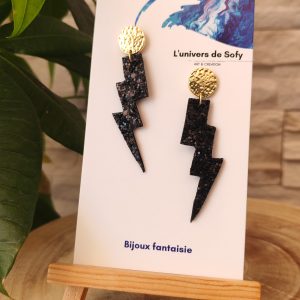 Boucles d'oreilles en Simili cuir