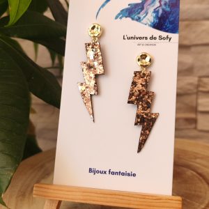 Boucles d'oreilles en Simili cuir