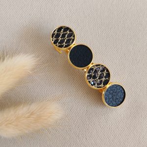 Barrette simili cuir