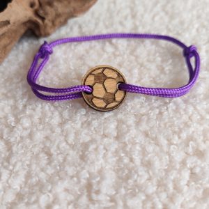 Bracelet ajustable en bois de bambou
