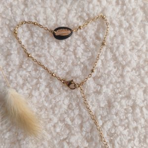 Bracelet chaîne coquillage
